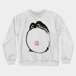 Matsumoto Hoji Grumpy Frog Toad Crewneck Sweatshirt